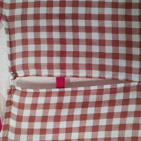 Chelsea & Violet Long Sleeve V Neck Brown and White Flowy Dress  Size L - Picture 4 of 6